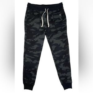 Todd Snyder Black & Gray Camo Jogger Sweatpants